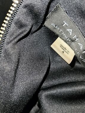 Tahari Black Crepe Dress Size 4